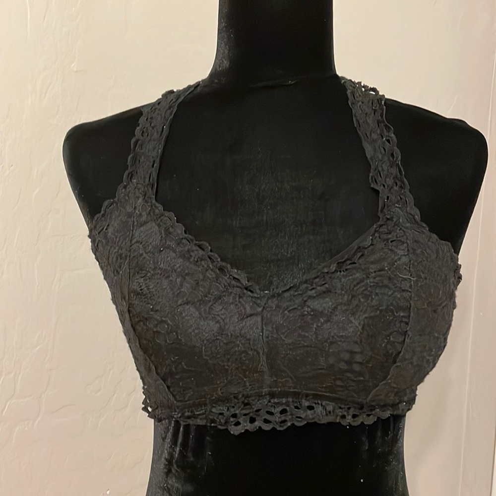 Racer back lace bra